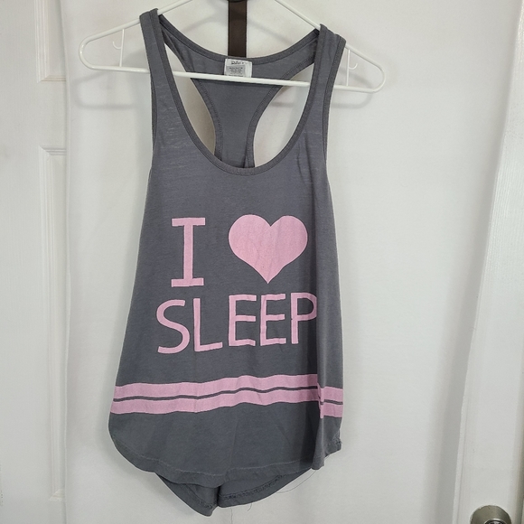 Roll Outta Bed Woman's Sleeper Tanktop, Size: XL Color: Grey - Picture 2 of 14
